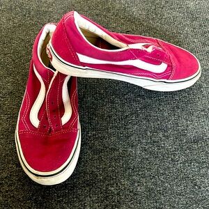 Vans Old Skool Skate Shoe - Racing Red